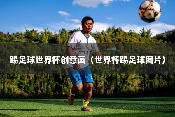 踢足球世界杯创意画（世界杯踢足球图片）