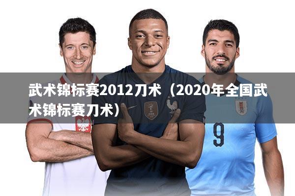 武术锦标赛2012刀术（2020年全国武术锦标赛刀术）